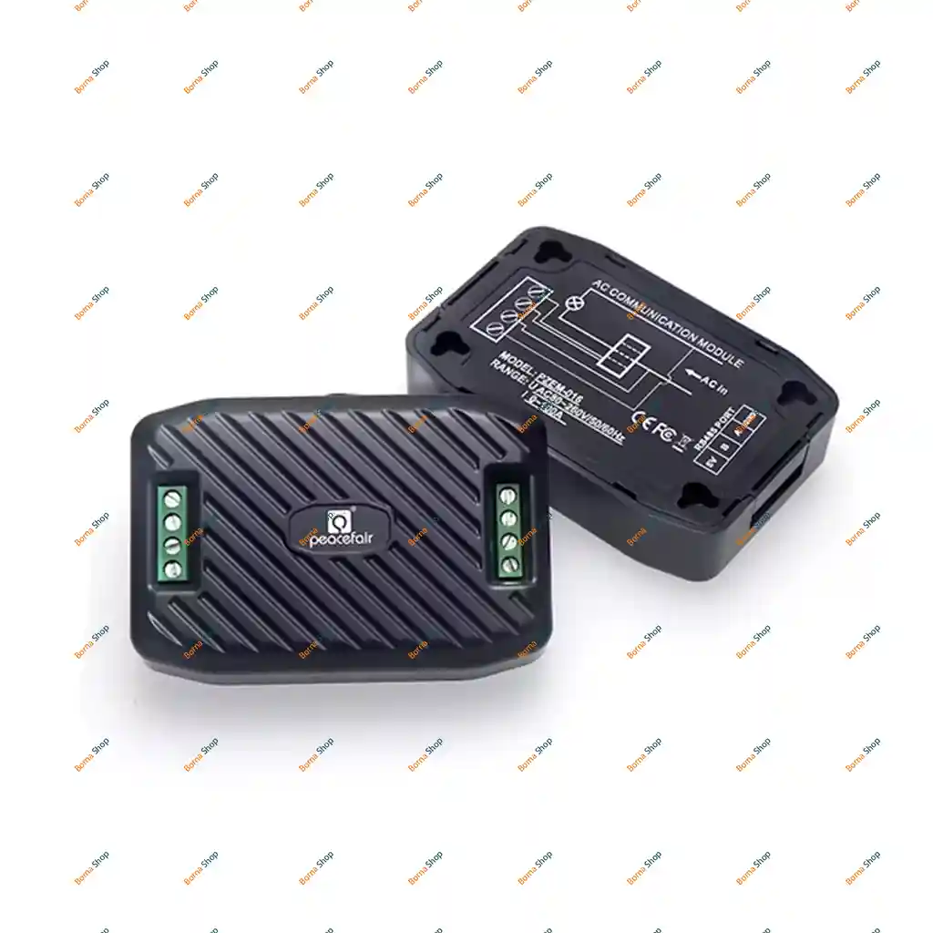 پاور متر تک فاز مدباس RS485 Modbus به همراه CT برند Peacefair - تصویر 3