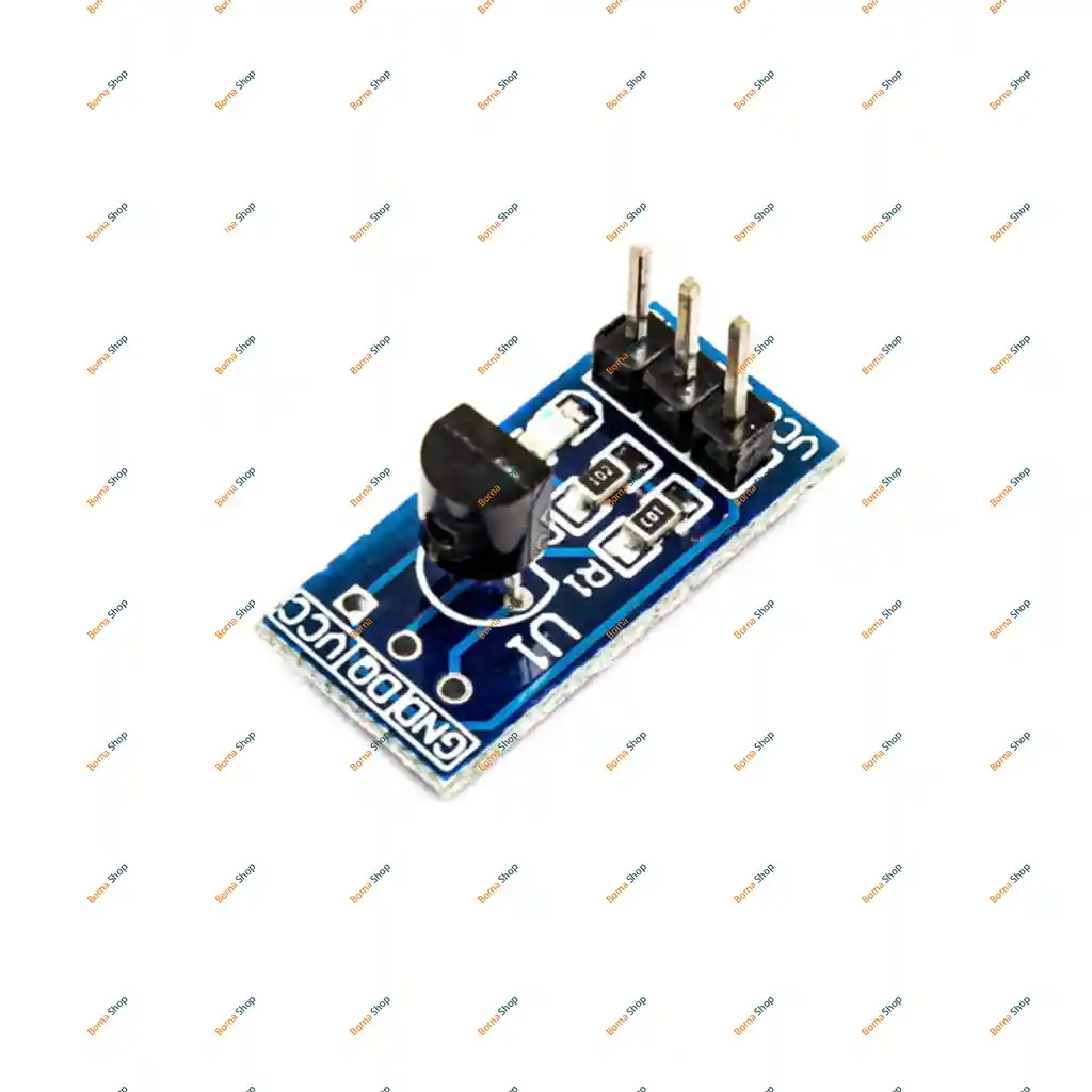 ماژول دماسنج دیجیتال DS18B20 سنسور دما ضد نویز با رابط 1-Wire