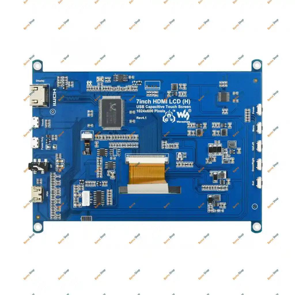 نمایشگر لمسی خازنی 7 اینچ Waveshare HDMI LCD (H)
